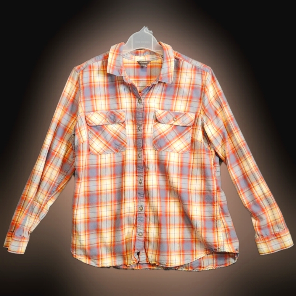 #MC3 Eddie Bauer Men's Casual Button Down Long Sleeve Shirt